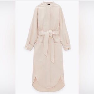 Zara brand new midi shirt dress - Size medium